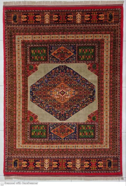 فرش قشقایی لاکی-شش متری-gh27769