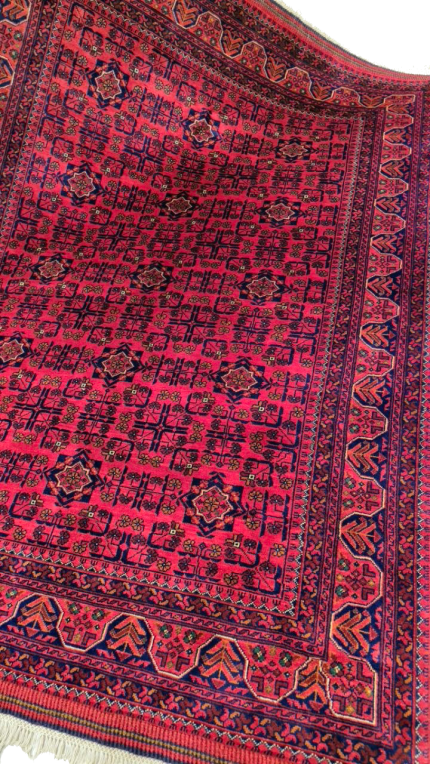 فرش مینیمال لاکی طرح قشقایی-قالیچه-z3724100